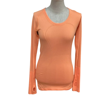Lululemon Womens  Long Sleeve Top Size 4 Orange 