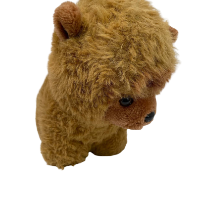 Late-80s early 90s Tandy Korean Transistor Radio Plush Dog Toy