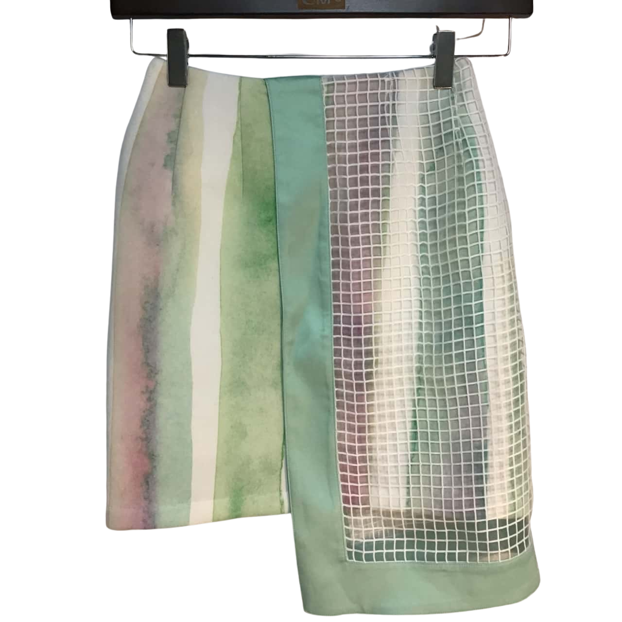 Vidinna High Waist Printed Skirt Beige Red main image 1