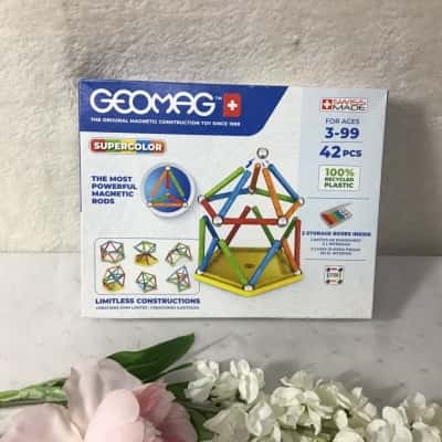 Geomag Supercolour Construction Kit - 42 Pieces (new)