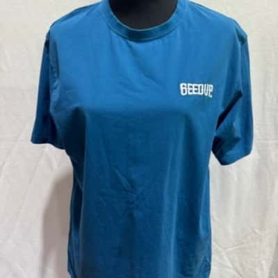  GEEDUP Mens  Short Sleeve T-shirt Teal 