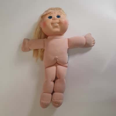 2017 Cabbage Patch Kids 35cm Doll Blond Hair, Blue Eyes