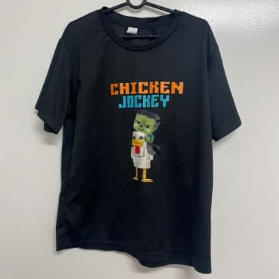  Minecraft Kid's Size 10 / 9 T-Shirt - Chicken Jockey