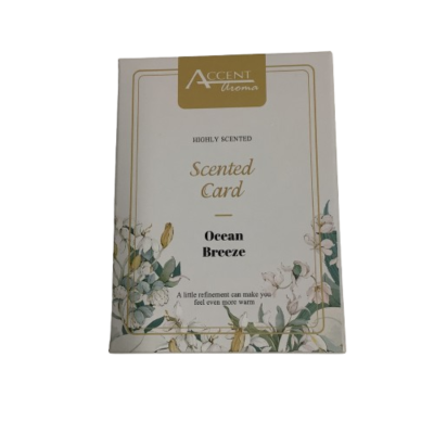  New Accent Aroma Scented Card Ocean Breeze   #2264-1-PP