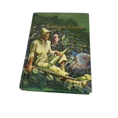Robinson Crusoe by Daniel Defoe Illustrated Junior Library edition