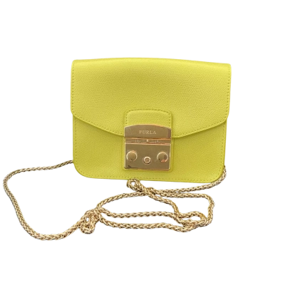 Furla Womens Yellow small cross body bag