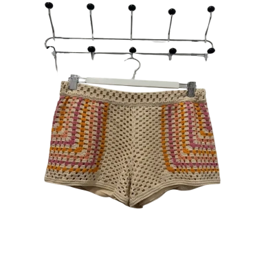 Sandro Womens  Size 38 Shorts Beige / Orange / Pink  