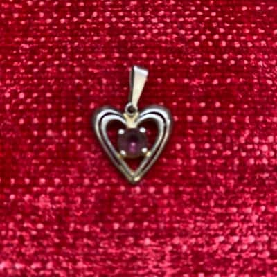 925 silver heart Womens Pendant 