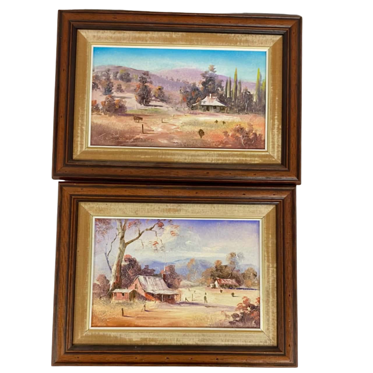Pair of Oil Paintings 36cm x 26cm & 37cm x 25cm (s)