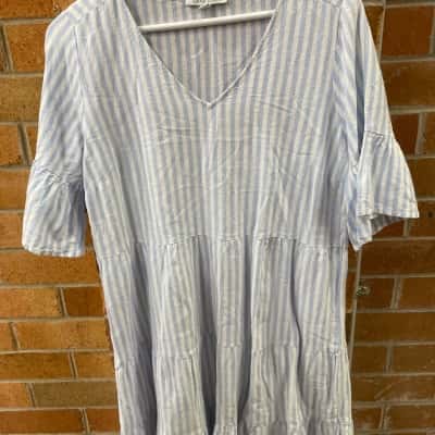  Womens  Size 12 Grae Linen Dress 