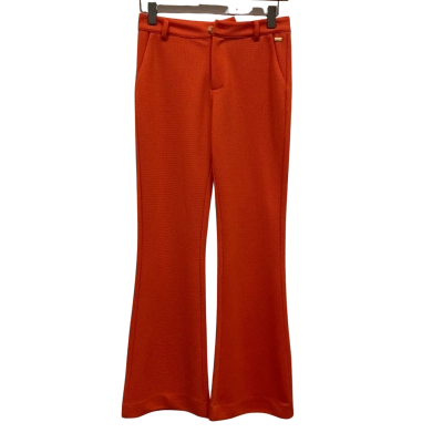 Womens  Size 10 Flared Pants Orange 