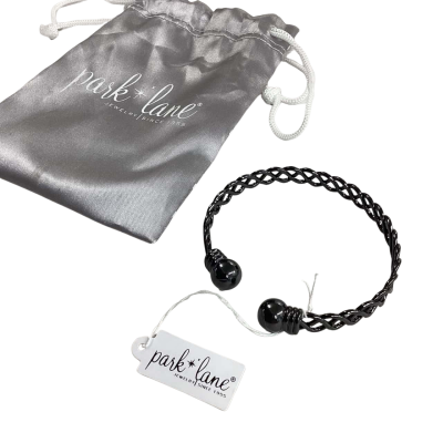 NEW Park Lane Black twisted cuff bracelet with gift pouch