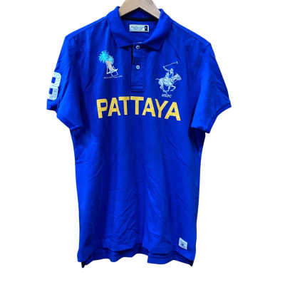 Beverly Hills Polo Club Blue Polo Shirt Size L