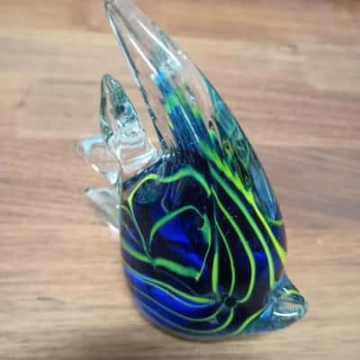 Colourful Glass Fish Paperweight