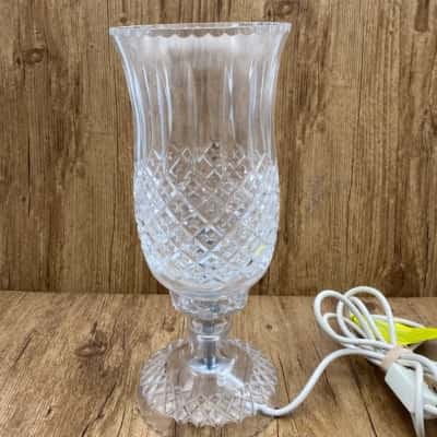 Vintage ‘Samobor’ 33cm Hand Cut Lead Crystal Lamp