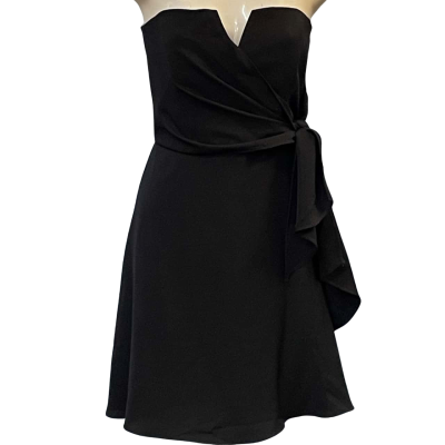 Pilgrim Womens Size 10 Mini/Strapless Dress Black