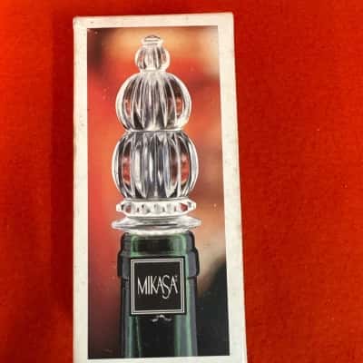 Mikasa Monterey Lead Crystal Bottle Stopper 