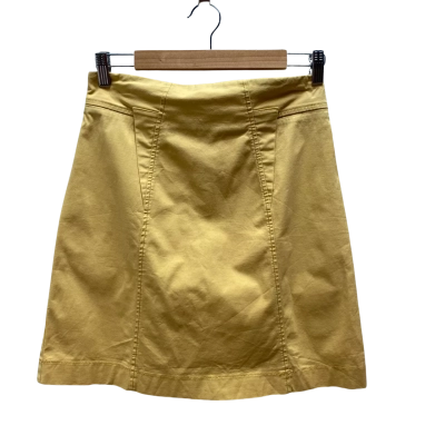 Cue Womens  Size 10 Yellow Skirt
