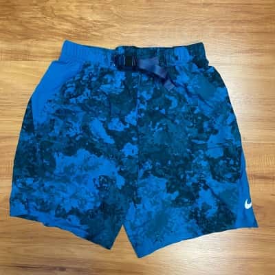 Nike Mens Tennis Blue Short - Size M Brand New RRP $85