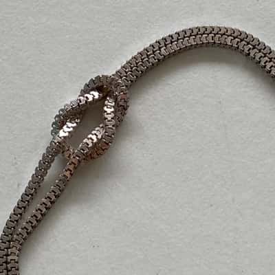 925 Sterling Silver Knot Bracelet