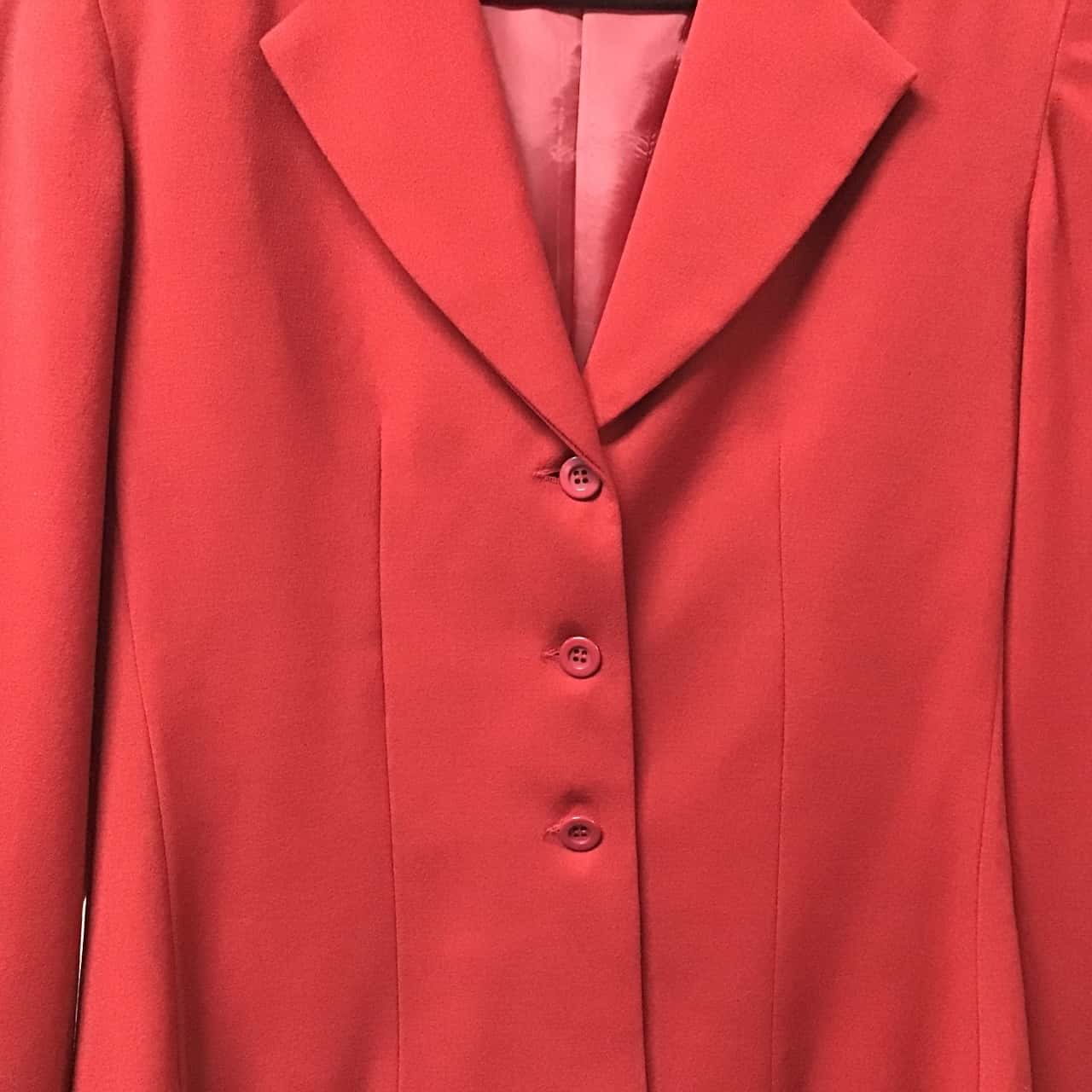 red wool blazer mens