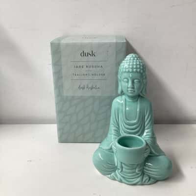 Dusk jade buddha tea light holder 