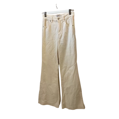 Ghanda Womens  Size 8 Wide Leg Jeans White 