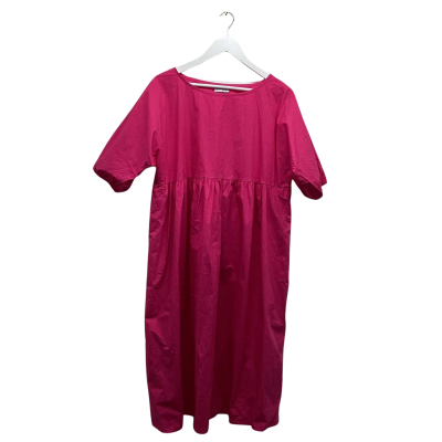 Love from Italy Size M Bright Pink Cotton Dress