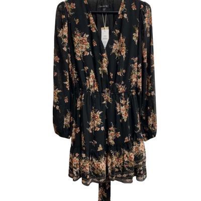 Forever New Womens  Size 14 Floral Dress Black  / Floral 