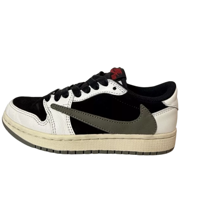 Nike Air Jordan Kids  Size 36 / 6 Shoes Black  / Khaki / White 