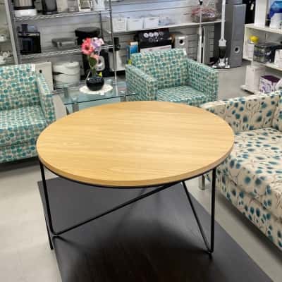 Jardan 80cm Round Wooden Coffee Table