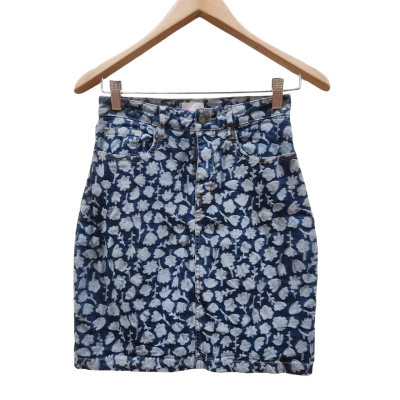 Gorman Denim Floral Skirt 