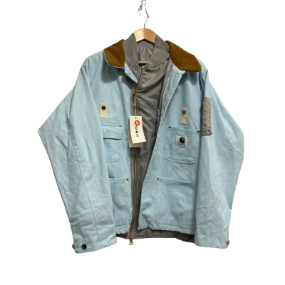 Sacai x Carhartt Men’s Light Blue MA-1 Jacket Size 1 