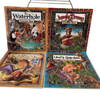 Graeme Base books x 4