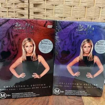 Limited Edition BUFFY THE VAMPIRE SLAYER Season Four Box Set  Collectors Edition DVD Part 1 & Part 2 new sealed Pop Culture Birthday Gift Christmas Present 