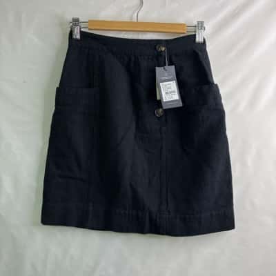 Country Road Womens  Size 4 Mini Skirt Black  