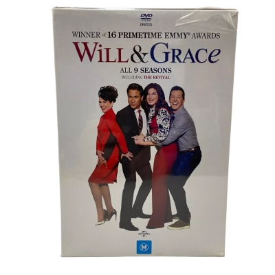 Will & Grace | All 9 Seasons | 34 Disc DVD Box Set