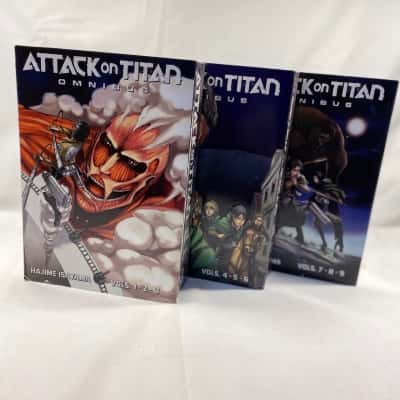 Attack on Titan by Hajime Isayama manga omnibus