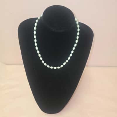  Sterling Silver and Pearl Necklace