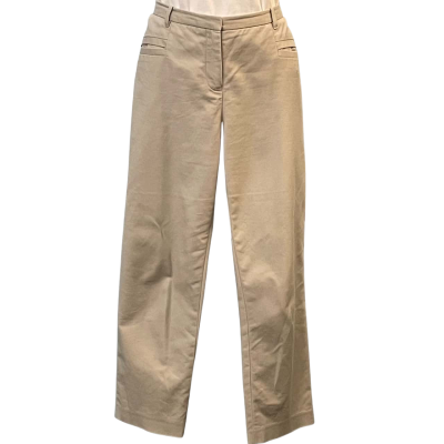 David Lawrence Womens  Size 12 Cropped Pants Beige 