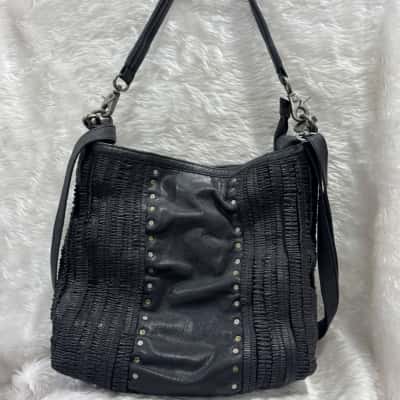 Vintage Black / Gold / Silver bag
