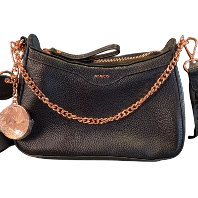 Mimco Womens Cross Body Bag / Handbag Black  