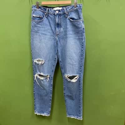 Nobody Denim Prophesy Bessette Jeans Size 29 Distressed Jeans / Slim Fit Jeans Blue 