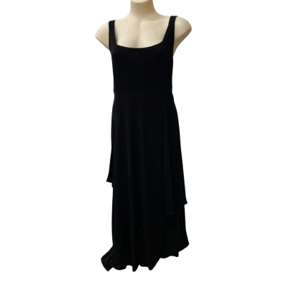 Sono Qui - Beautiful Black Midi Dress in Size 20