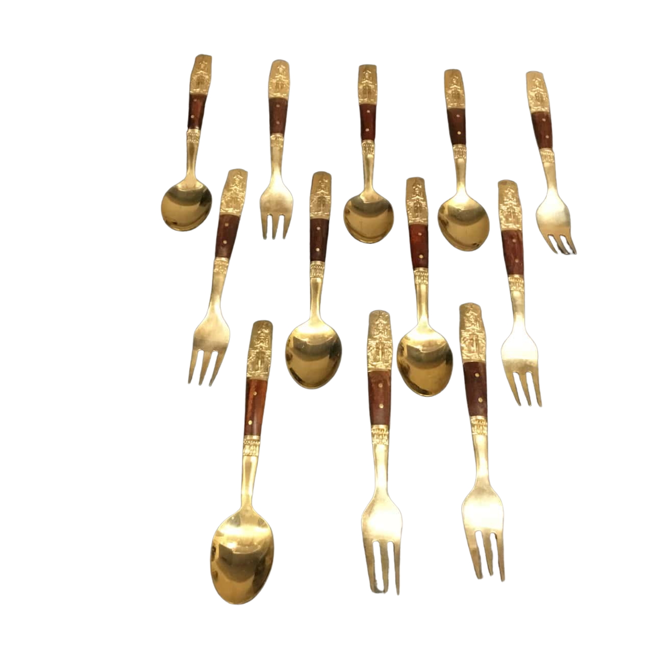 S W Made in Thailand Spoons x 6 Forks x 6 Approx 12.5cm