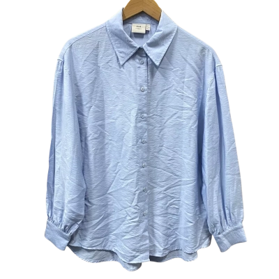 ELK Light Blue Button Up Blouse Size 10