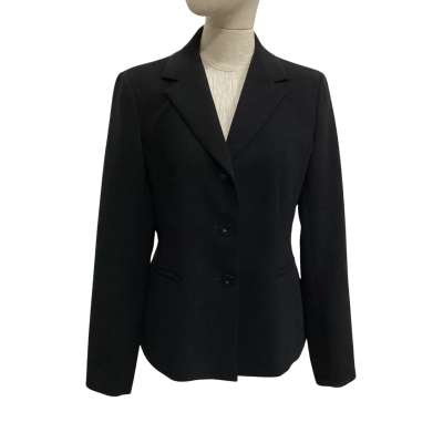 Max Mara Womens  Size 10 Blazer Black  