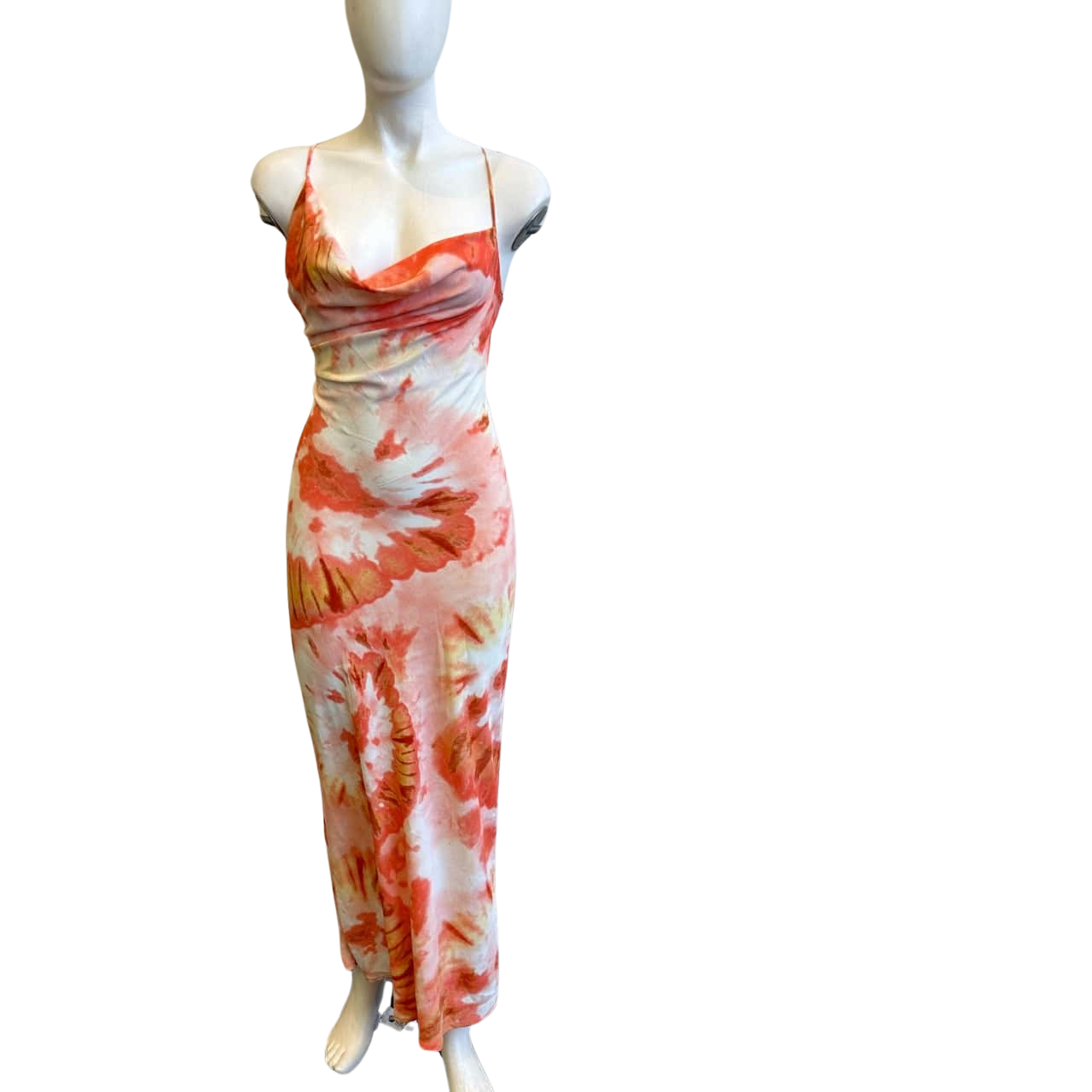 BNWT Jagger & Stone Women's Size 8 The Ava Midi Dress Multicoloured Tie-Dye  (s)