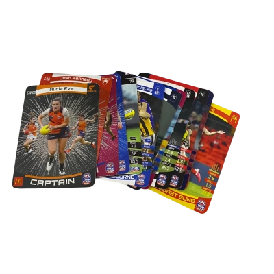 Football trading cards 