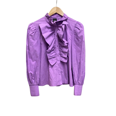 Husk Womens  Size 6 Long Sleeve Shirt Purple 